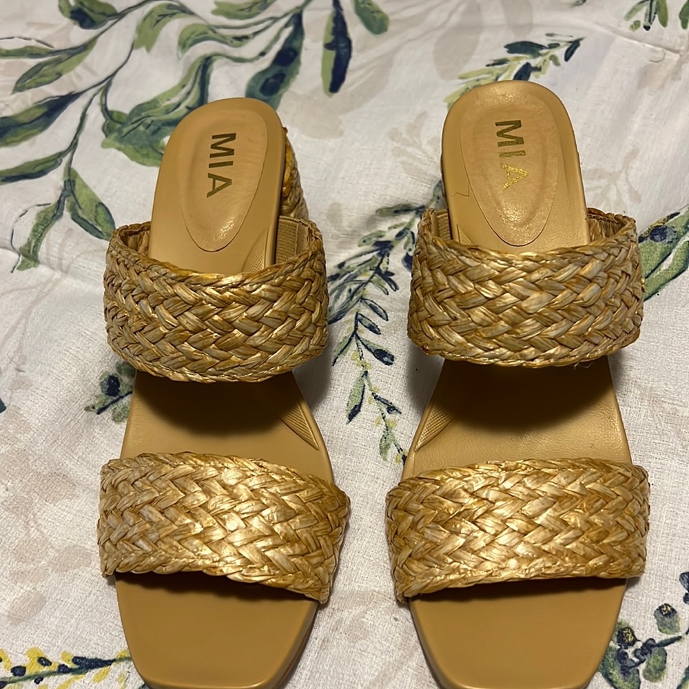 Mia braided heels